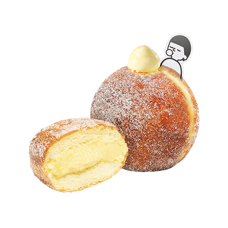 완전 맛있는 바닐라 도넛