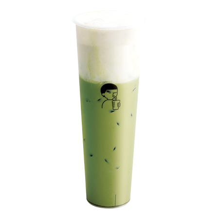 치즈 프로마쥬 녹차라떼